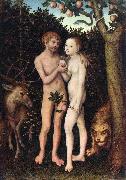 CRANACH, Lucas the Elder Adam and Eve 04 oil painting